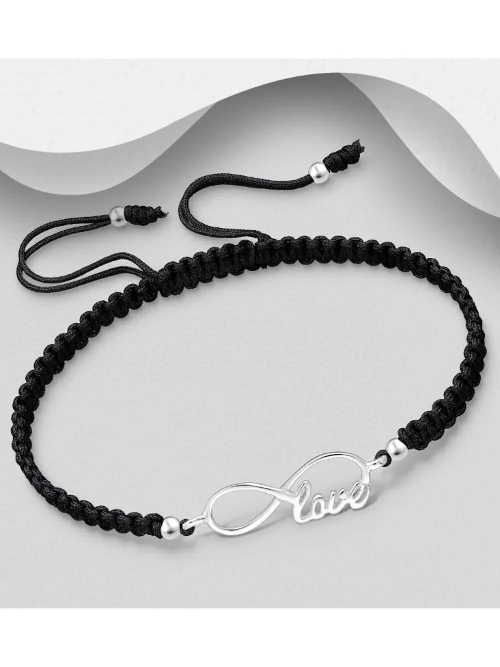 925 Sterling Silver Infinity and 
